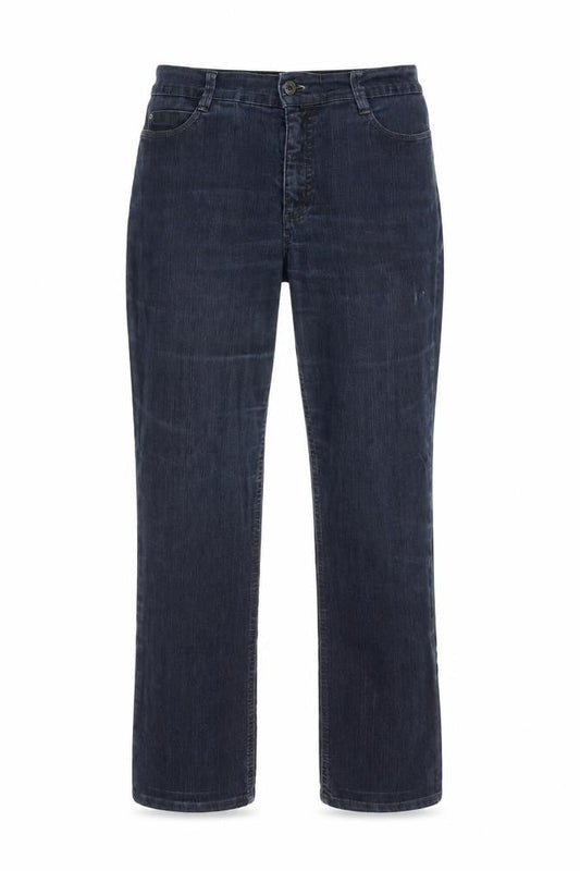 GARDEUR Womens Blue Cotton Straight Jeans Size 10 L30 in Regular Button