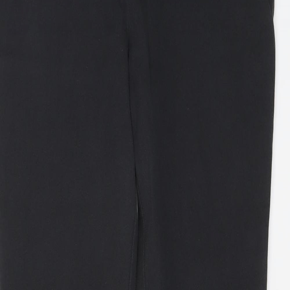 Mint Velvet Womens Grey Cotton Trousers Size 12 L27 in Regular Zip
