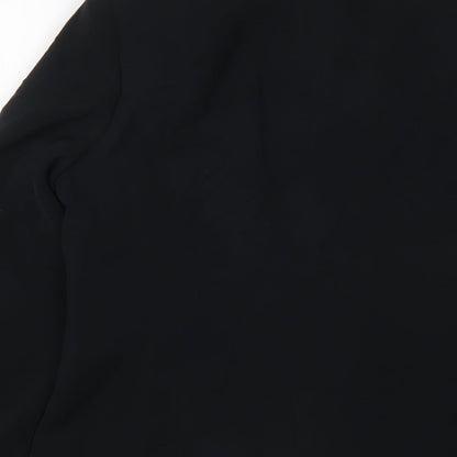 Marks & Spencer Womens Black Jacket Size 14 Button
