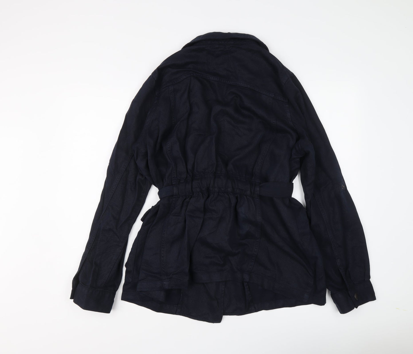 NEXT Womens Blue Jacket Size 14 Snap