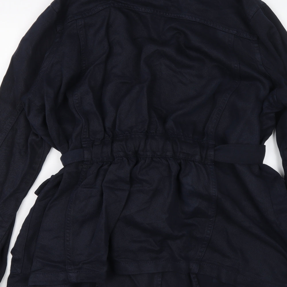 NEXT Womens Blue Jacket Size 14 Snap