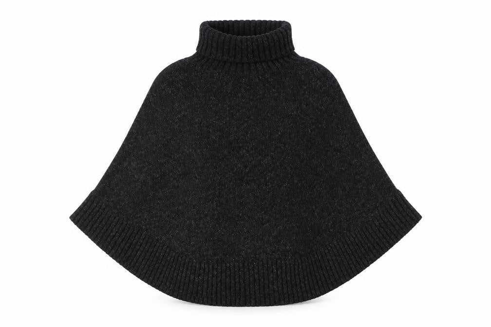 Monoprix Womens Grey Roll Neck Acrylic Pullover Jumper One Size