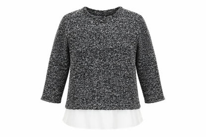 Dorothy Perkins Womens Grey Round Neck Polyester Pullover Jumper Size 14