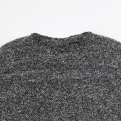 Dorothy Perkins Womens Grey Round Neck Polyester Pullover Jumper Size 14