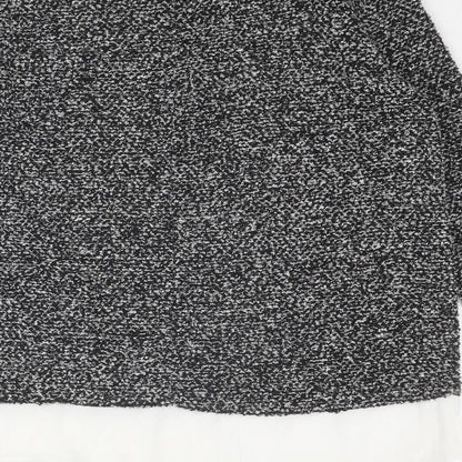 Dorothy Perkins Womens Grey Round Neck Polyester Pullover Jumper Size 14