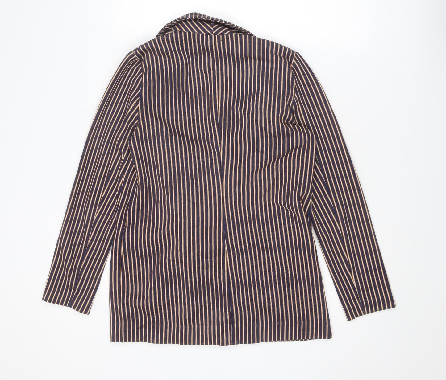 River Island Womens Multicoloured Striped Jacket Blazer Size 8 Button