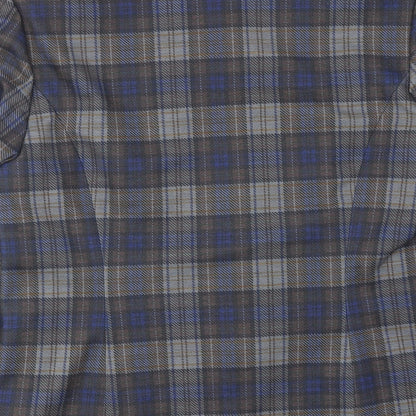 Karelia Womens Multicoloured Plaid Jacket Size 12 Button