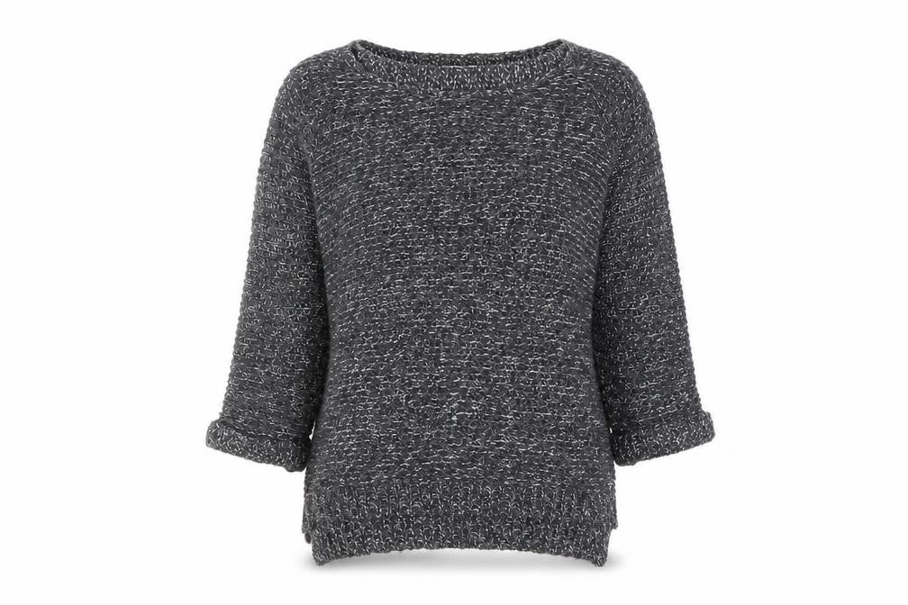 NEXT Womens Grey Round Neck Acrylic Pullover Jumper Size 6