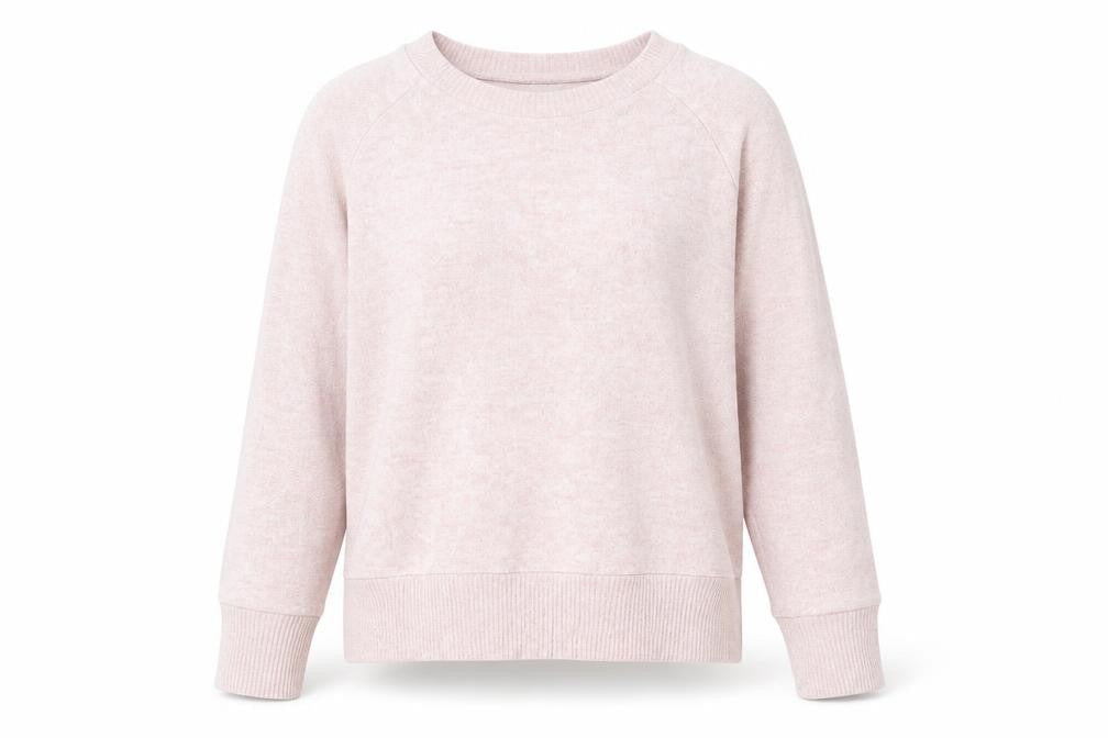 NEXT Womens Pink Viscose Pullover Sweatshirt Size 12 Pullover