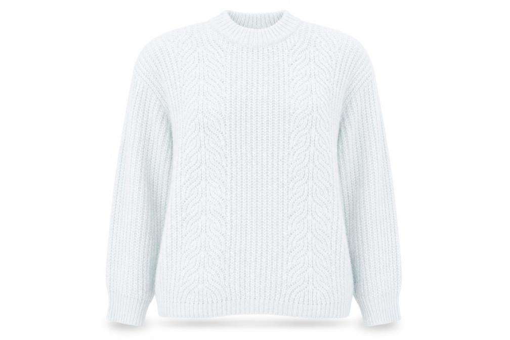 Topshop Womens Blue Round Neck Polyester Pullover Jumper Size L
