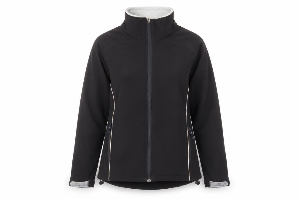 Clique Womens Black Windbreaker Jacket Size 8 Zip