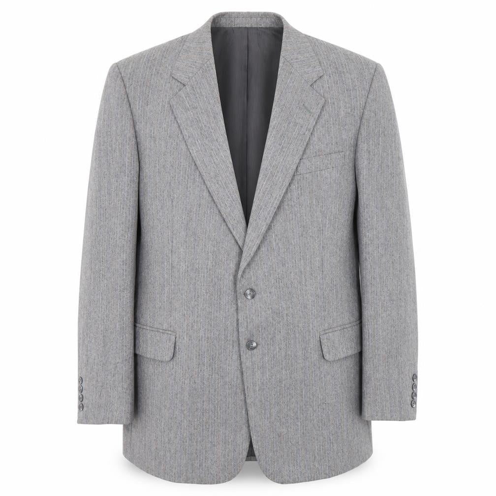 St Michael Mens Grey Wool Jacket Suit Jacket Size 46 Regular