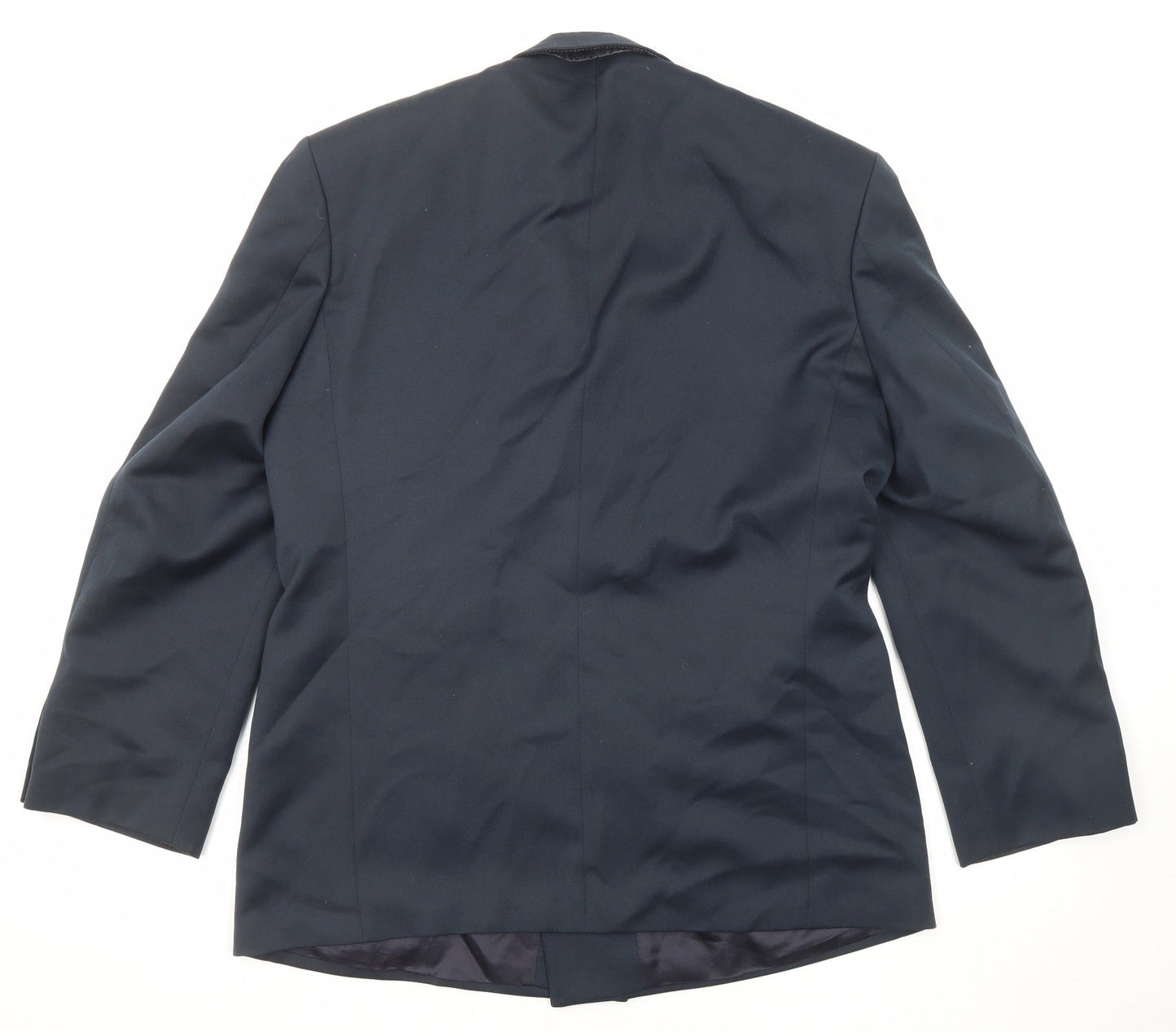 Marks and Spencer Mens Blue Polyester Jacket Suit Jacket Size 40 Regular