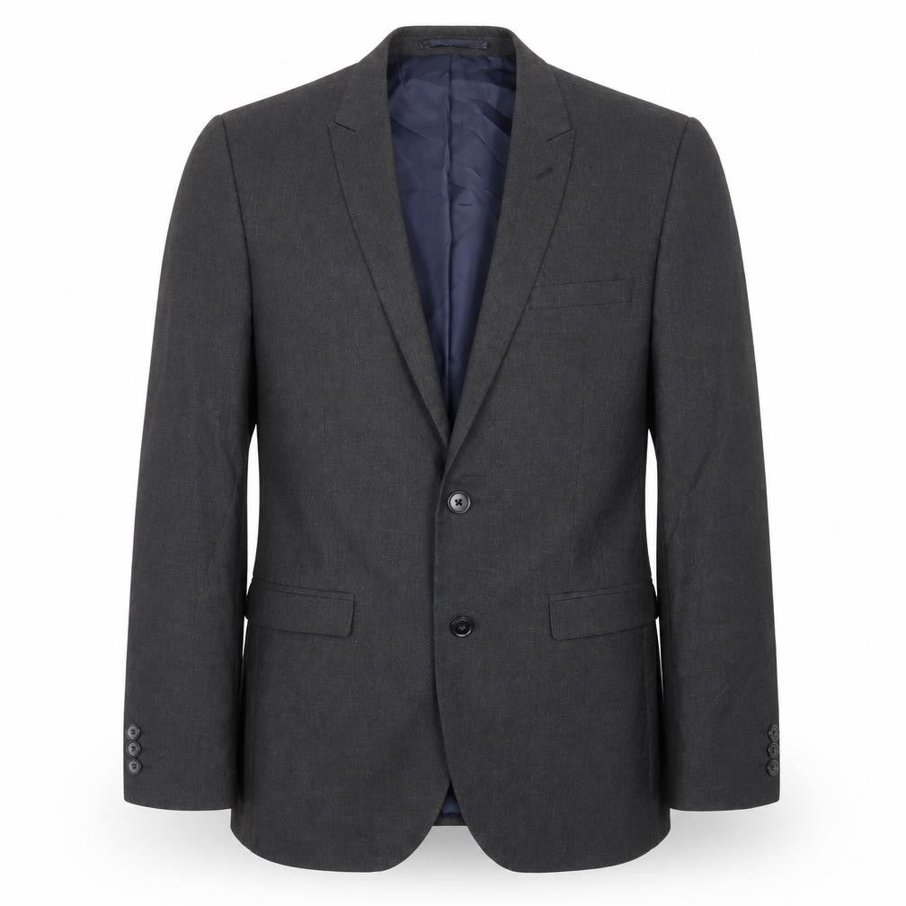 NEXT Mens Grey Polyester Jacket Suit Jacket Size 38 Regular