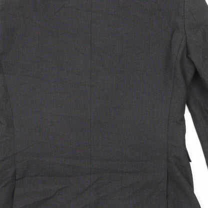 Next Mens Grey Polyester Jacket Suit Jacket Size 38 Regular