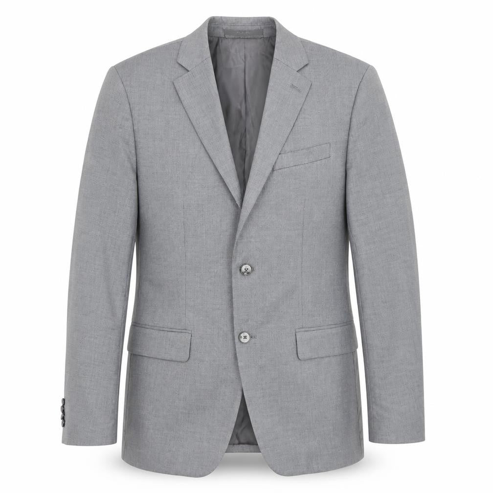 Mango Mens Grey Polyester Jacket Suit Jacket Size 40 Regular