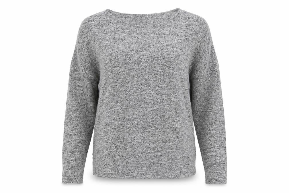 Dorothy Perkins Womens Grey Crew Neck Polyester Pullover Jumper Size 10 Pullover