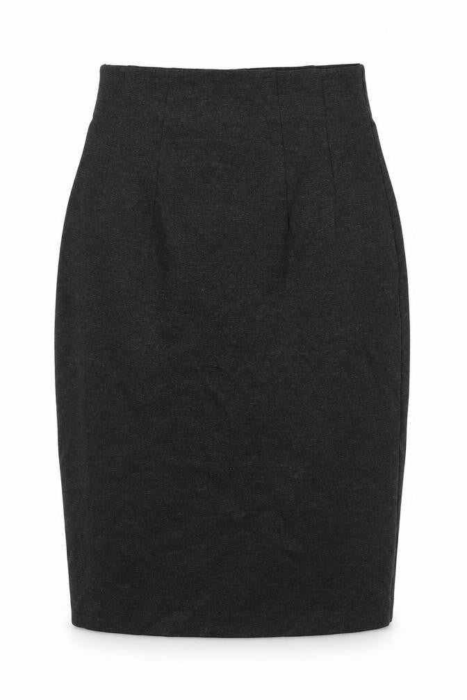 Marks & Spencer Womens Grey Viscose Straight & Pencil Skirt Size 8