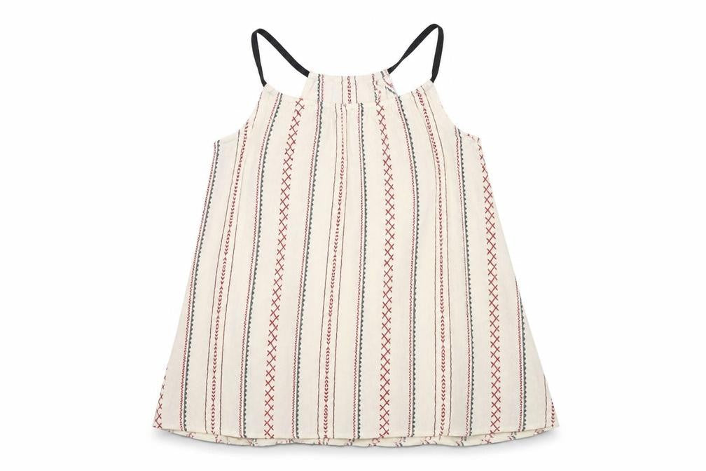 River Island Girls Ivory Geometric Viscose Basic Tank Size 9 Years Halter Pullover