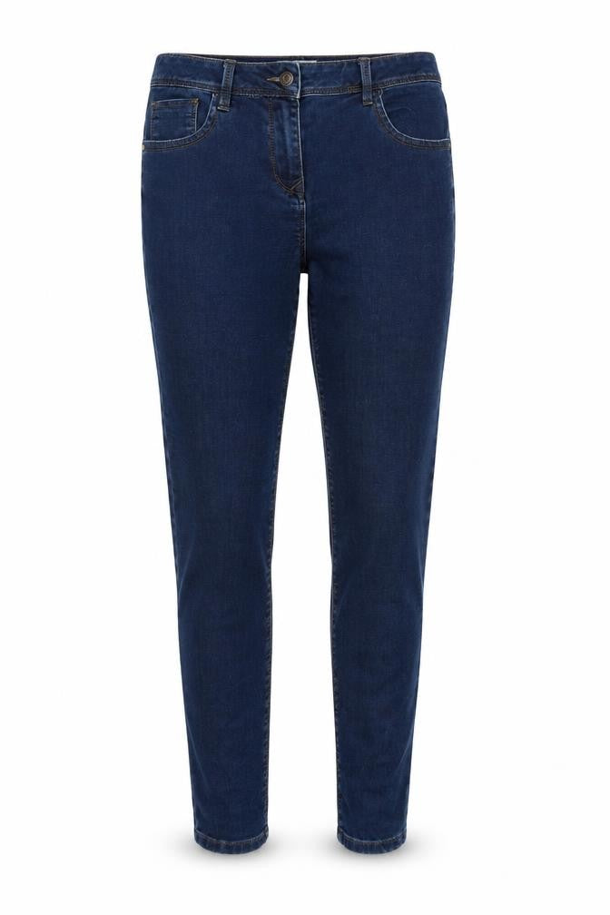 Premium Denim Collection Womens Blue Cotton Skinny Jeans Size 12 Extra-Slim Zip