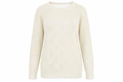 Kiabi Womens Gold Round Neck Acrylic Pullover Jumper Size M