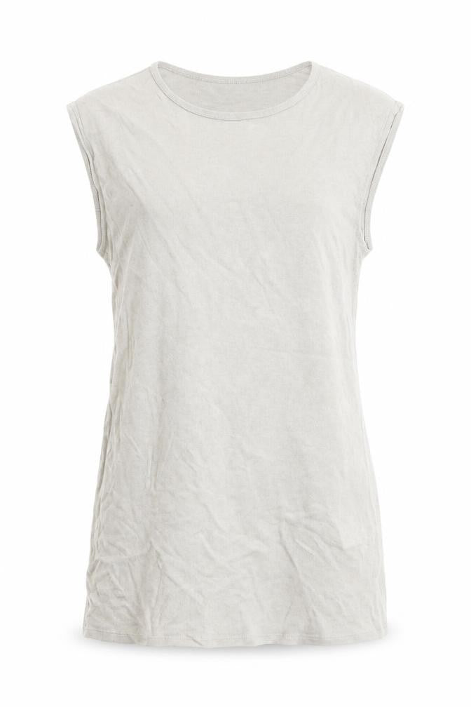 Zara Womens Grey Lyocell Basic T-Shirt Size M Round Neck
