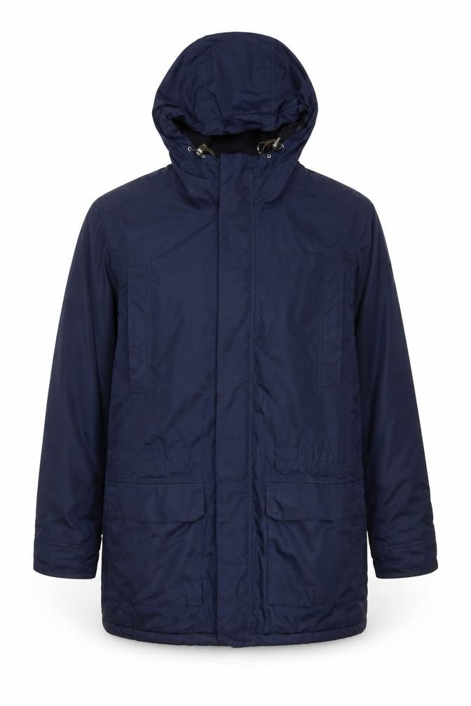 Cragho Mens Blue Windbreaker Jacket Size M Zip