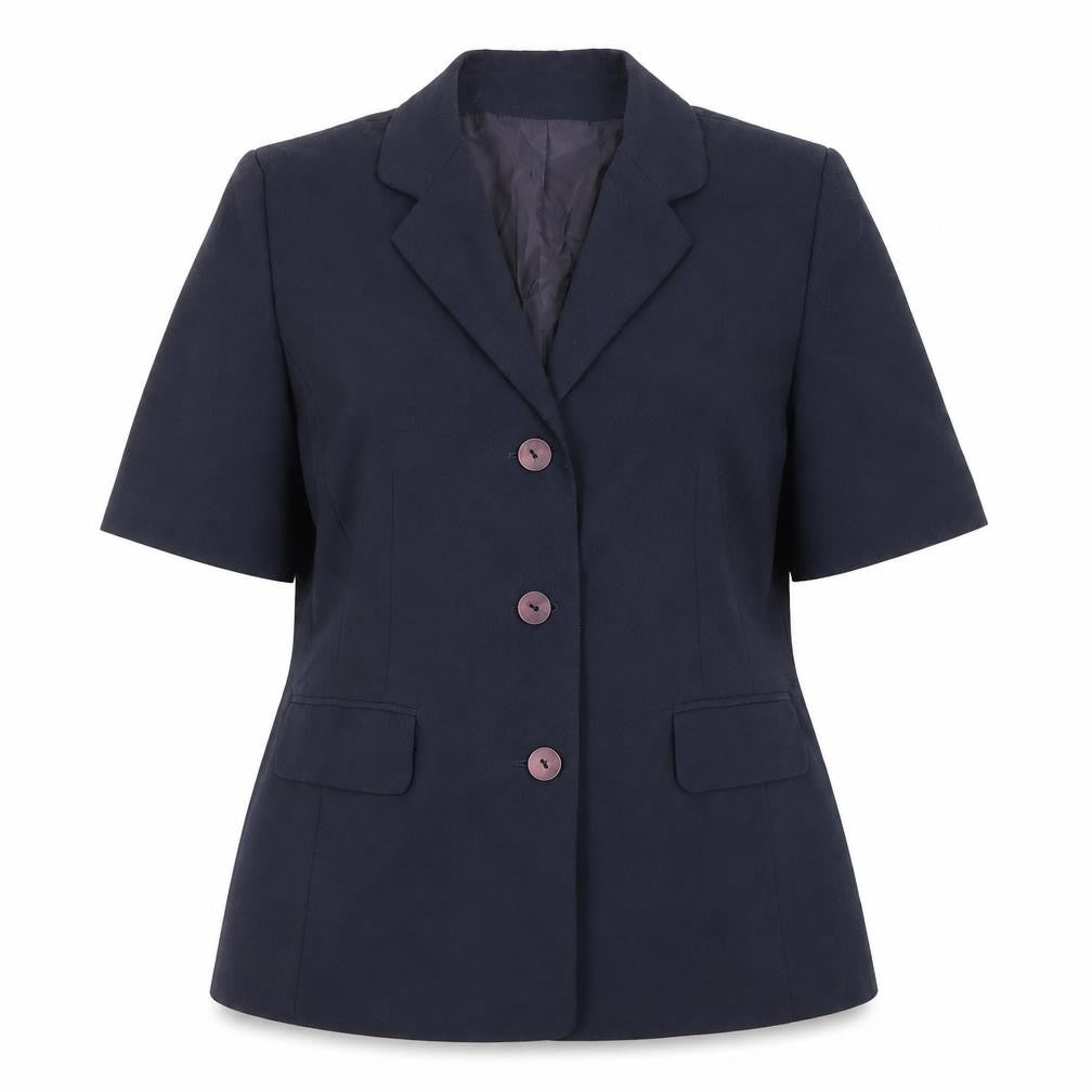 Katrin Womens Blue Jacket Blazer Size 16 Button