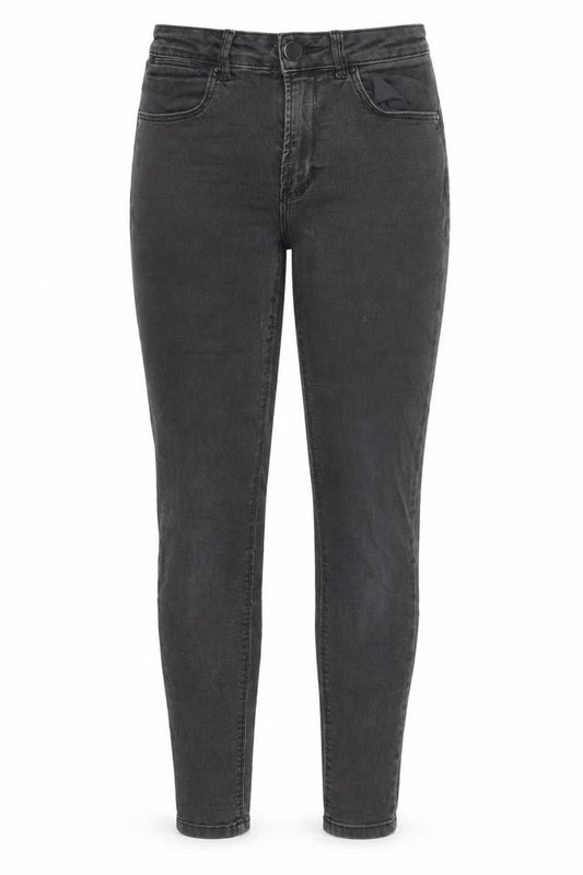 Dorothy Perkins Womens Grey Cotton Skinny Jeans Size 8 Regular Zip