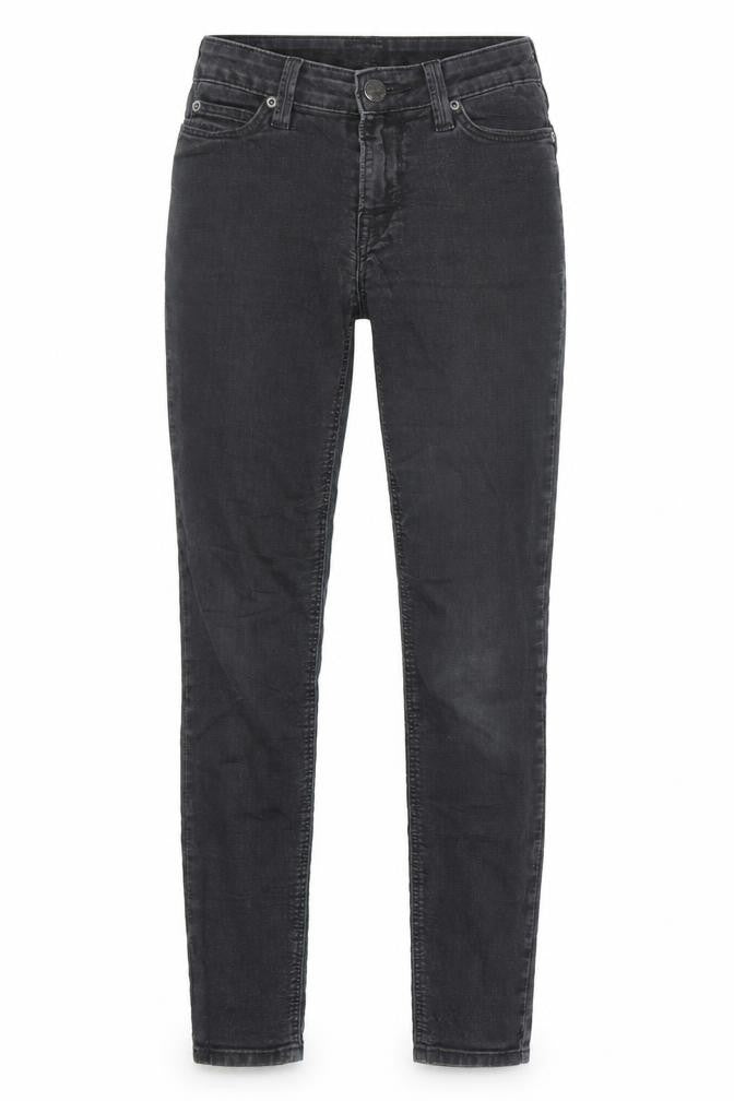 Lee Womens Black Cotton Skinny Jeans Size 25 in Regular Zip