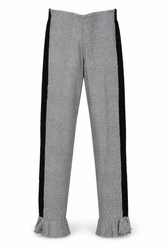 ASOS Womens Grey Plaid Polyester Trousers Size 4 Regular
