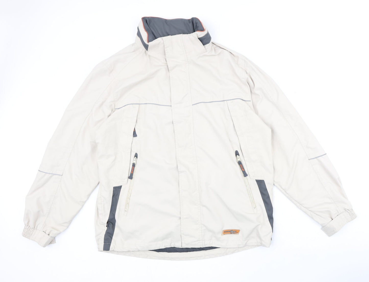 TCM Mens Beige Jacket Size L Zip