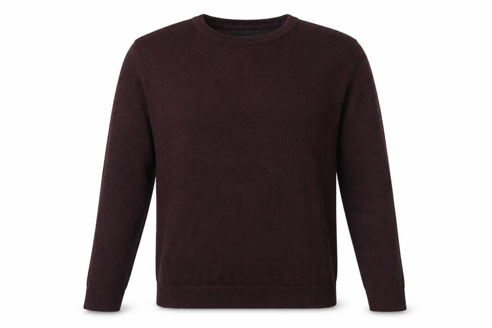 Topman Mens Red Round Neck Cotton Pullover Jumper Size M Long Sleeve