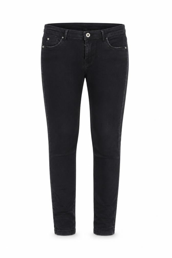 Mim Denim Collection Womens Black Cotton Skinny Jeans Size 12 Regular Zip