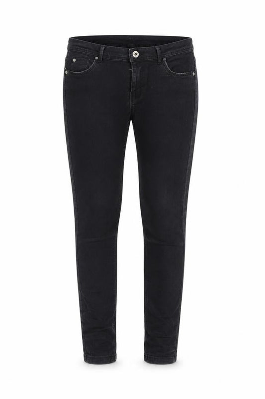 Mim Denim Collection Womens Black Cotton Skinny Jeans Size 12 Regular Zip