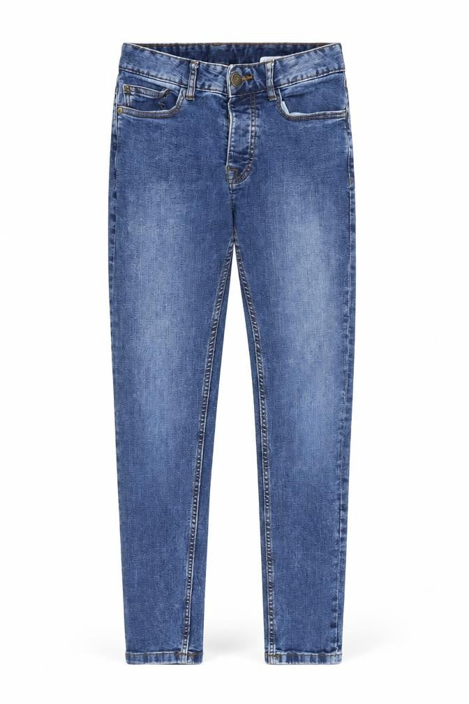 Denim & Co. Mens Blue Cotton Skinny Jeans Size 28 in L30 in Slim Button