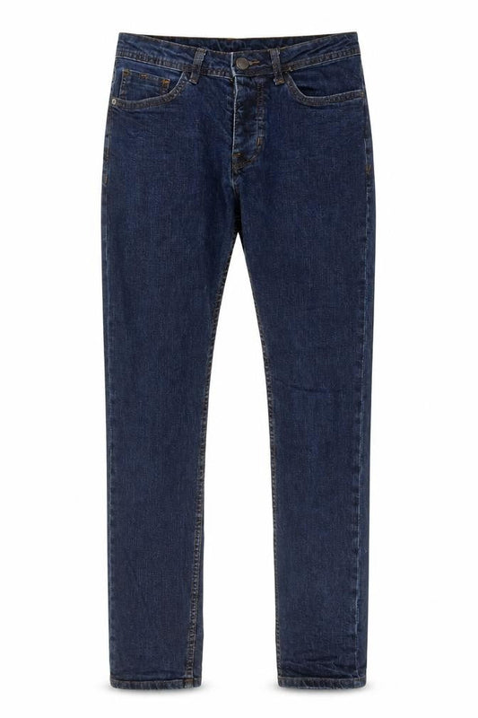 Denim & Co. Mens Blue Cotton Skinny Jeans Size 28 in L32 in Slim Button