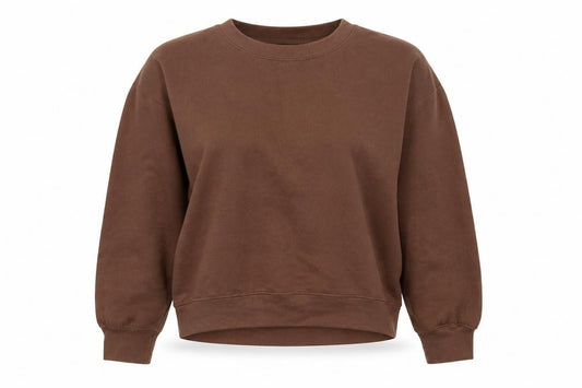 Zara Womens Brown Polyester Pullover Sweatshirt Size S Pullover