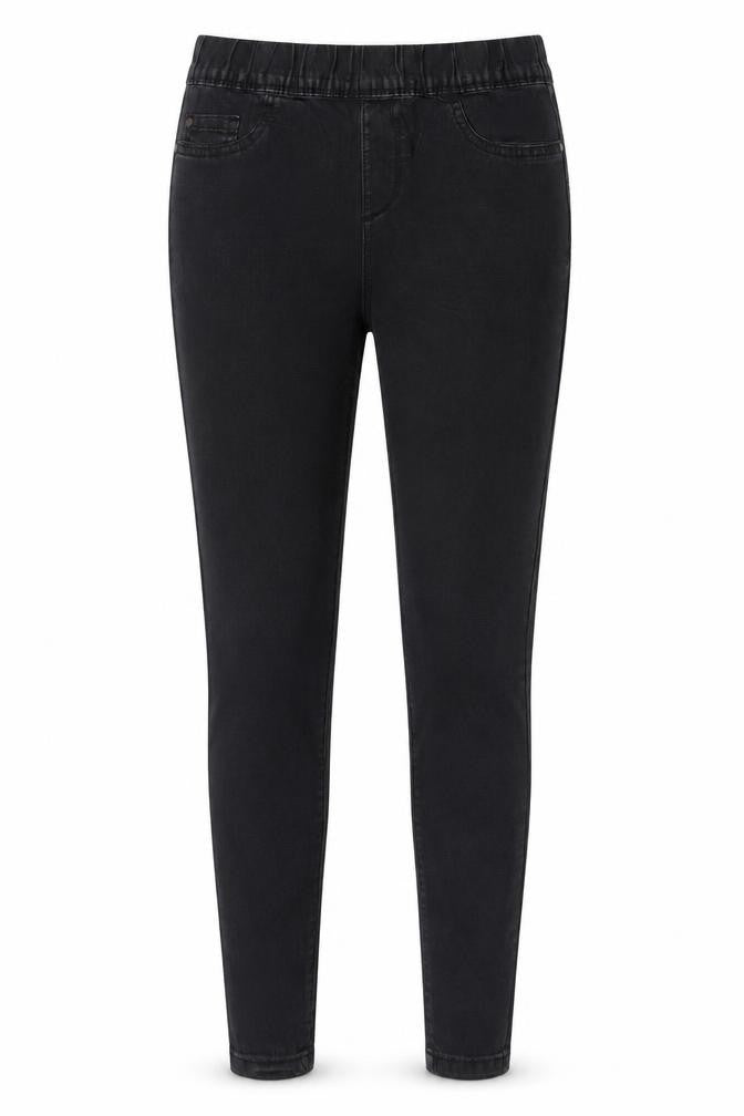 Denim & Co. Womens Grey Cotton Jegging Jeans Size 8 L28 in Regular