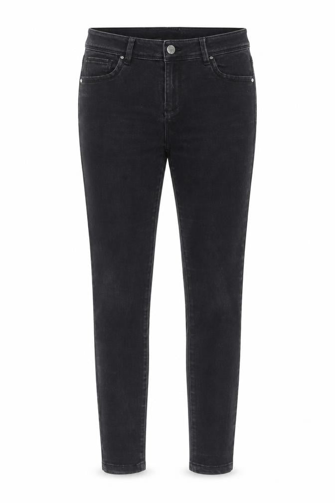 Denim & Co. Womens Black Cotton Skinny Jeans Size 10 L27 in Regular Button