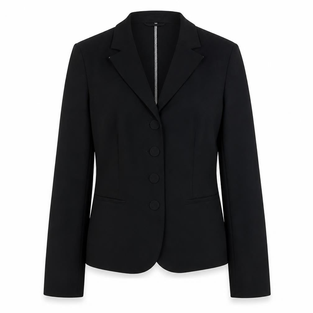 Sisley Womens Black Jacket Blazer Size 14 Button