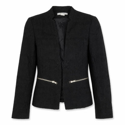H&M Womens Black Jacket Blazer Size 6