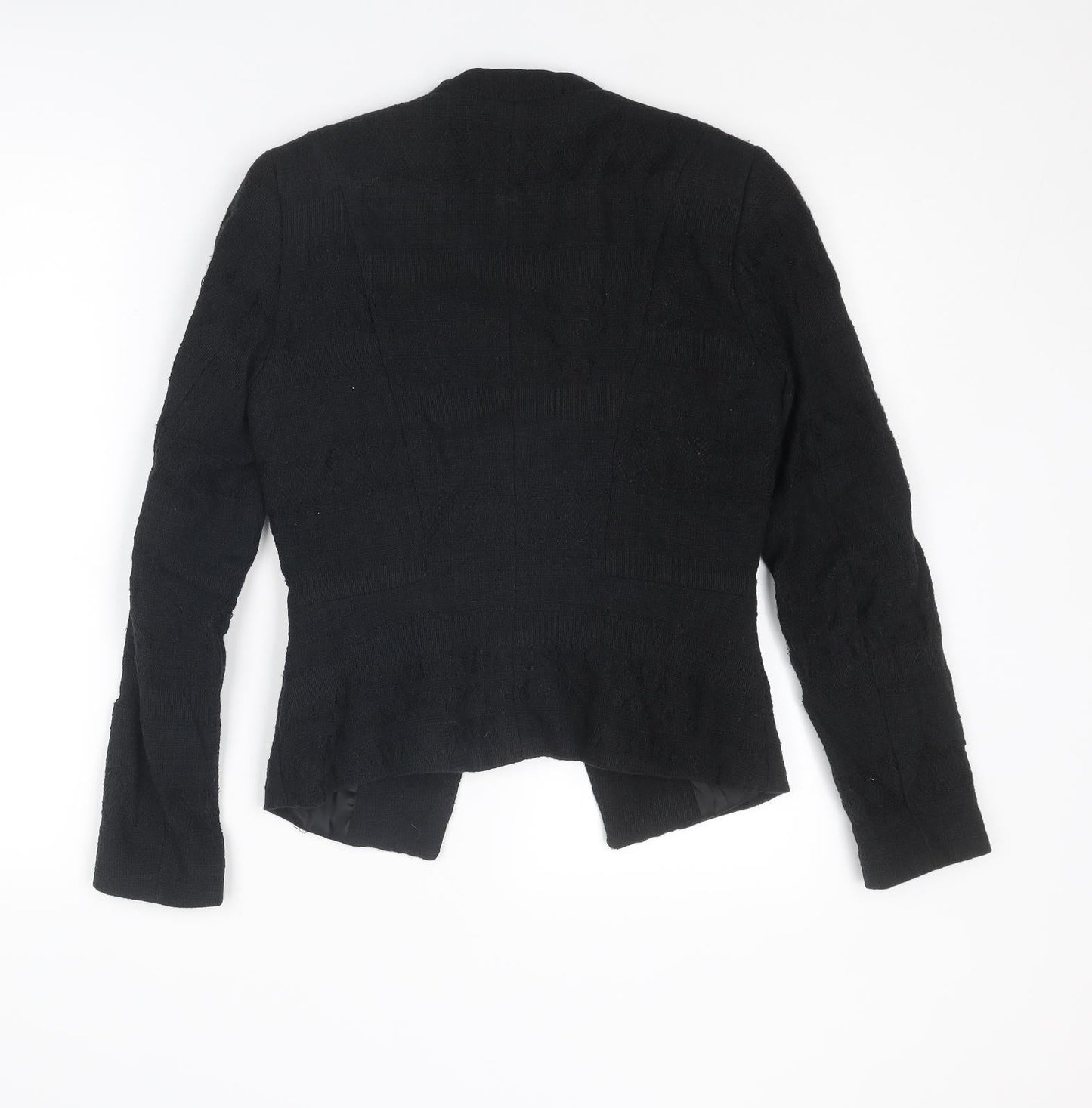 H&M Womens Black Jacket Blazer Size 6
