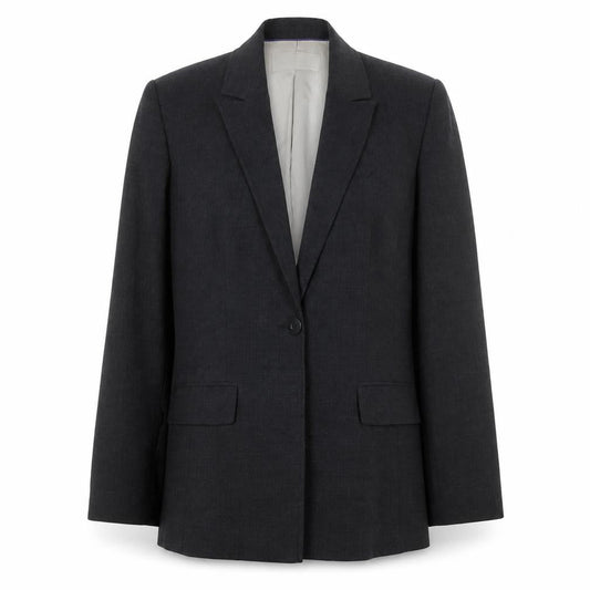 AMARANTO Womens Grey Wool Jacket Suit Jacket Size 12