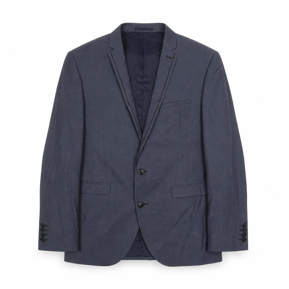 Marks & Spencer Mens Blue Wool Jacket Suit Jacket Size 42 Regular