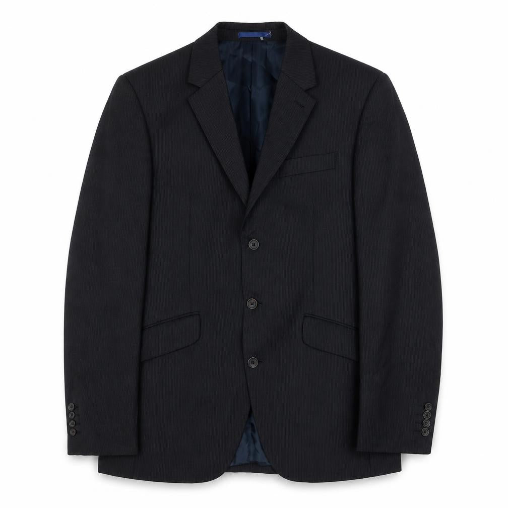 NEXT Mens Black Polyester Jacket Suit Jacket Size 40 Regular