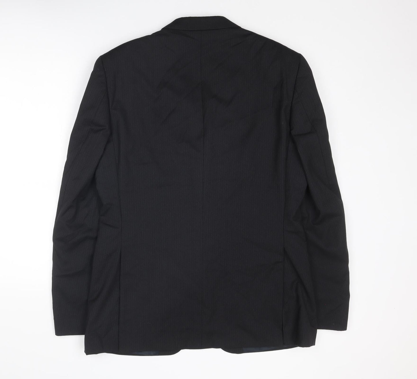 NEXT Mens Black Polyester Jacket Suit Jacket Size 40 Regular