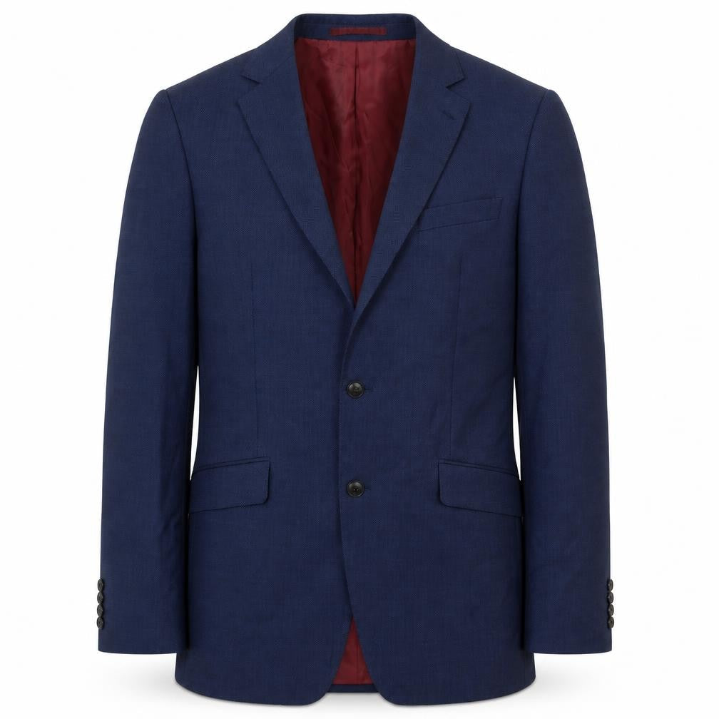 Marks & Spencer Mens Blue Wool Jacket Suit Jacket Size 40 Regular