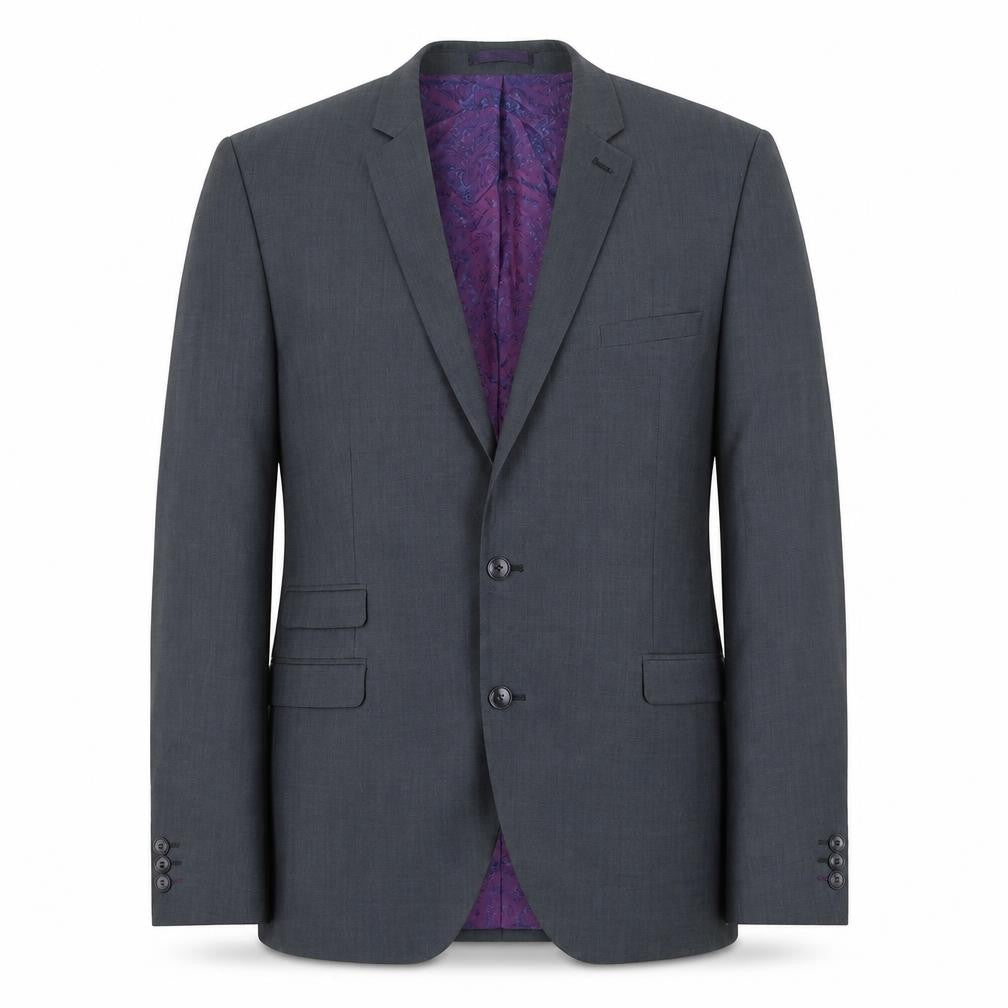Gibson Mens Grey Wool Jacket Suit Jacket Size 46 Regular