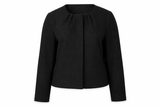 Kaliko Womens Black Jacket Size 14 Button